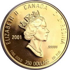 350 Dollars - Elizabeth II Mayflower Flower