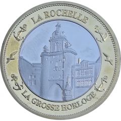 Jeton touristique - Nemery and calmejane - La Rochelle - Les tours et la grosse horloge