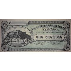 2 Pesetas Dénia