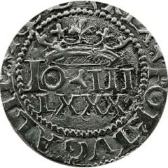 LXXX Reais `Real Português Dobrado` - João III Cross with stars, Lisbon