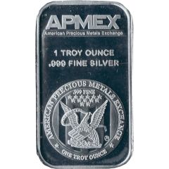1 oz Silver APMEX Bar