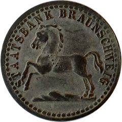 10 Pfennig - Braunschweig Staatsbank