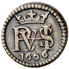 1 Maravedi - Felipe III monogram