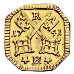 1 Heller Uniface gold pattern strike