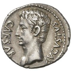 Denarius - Augustus OB CIVIS SERVATOS