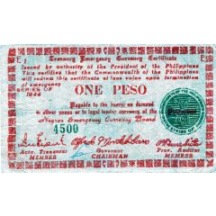 1 Peso Green seal