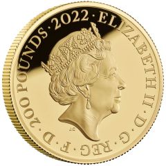 200 Pounds - Elizabeth II London, Gold Proof