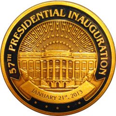 Congress challenge coin - 57th presidential inaugaration