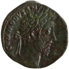 Sestertius - Commodus P M TR P XI IMP VII COS V P P S C, Janus