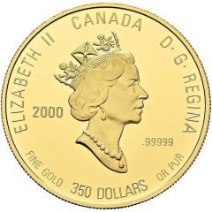 350 Dollars - Elizabeth II Pacific Dogwood Flower