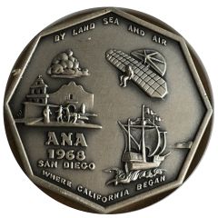 Medal - 1968 ANA Convention, San Diego