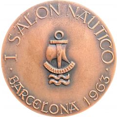 Medal - 1st international nautical exhibition in Barcelona 1963