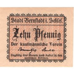 10 Pfennig Kaufmännischer Verein