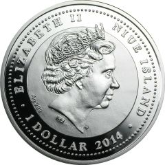 1 Dollar - Elizabeth II German Shepherd Dog