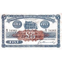 5 Pounds Provincial Bank of Ireland