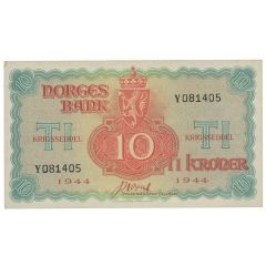10 Kroner - Haakon VII Government in exile, war notes