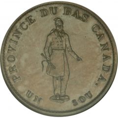 1/2 Penny / 1 Sou City Bank
