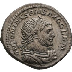 Antoninianus - Caracalla P M TR P XVIII COS IIII P P, Jupiter