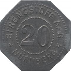 20 Pfennig - Nürnberg Sprengstoff A.G.