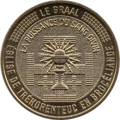 Monnaie de Paris Tourist Token - Eglise de Tréhorenteuc en Brocéliande Le Graal