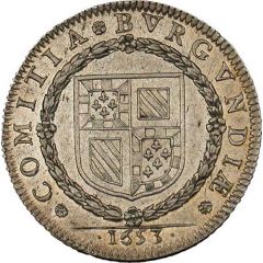 Jeton - Louis XIV - États de Bourgogne - La fin de la Fronde argent