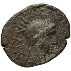 Æ19 - Augustus M PAC MAX II VIR FL AVG DES