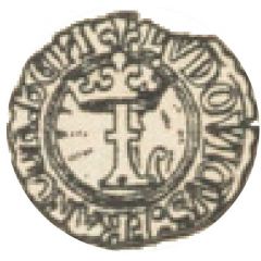1/2 Liard of Dauphine - Louis XII