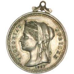 Medal - Victoria Golden Jubilee, Portland, silver