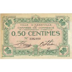 50 Centimes - Chambre de Commerce d`Abbeville 80