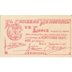 25 Céntimos Lorca