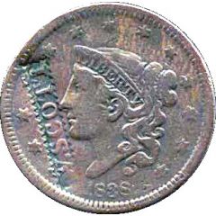 1 Cent - W. Scott Pennsylvania