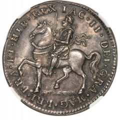 1 Crown - James II Gun Money Coinage, Silver Proof
