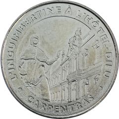 Jeton touristique - Monnaie de Paris - Carpentras - L'Inguimbertine à l'Hôtel Dieu
