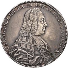 1 Thaler - Charles Philip of Greiffenklau-Vollraths Konventionstaler