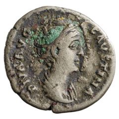 Denarius - Faustina the Elder CONSECRATIO