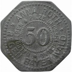 50 Pfennig - Regen Anna Roth Waldbeeren and Pilze Grosshandlung