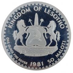 50 Maloti - Moshoeshoe II Commonwealth Membership