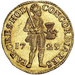 Ducat Later type, hammered