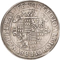 1 Thaler - John George I, John Albert, John Hoyer III and Bruno II