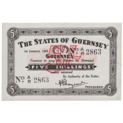 5 Shillings German Occupation