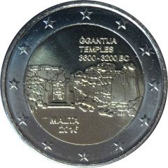 2 Euros Ġgantija Temples