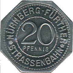 20 Pfennig - Hironimus Holzschuer Nürnberg-Fürth