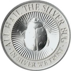 2 oz Silver Silver Bug - Lady Bug