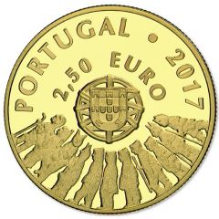 2 1/2 Euro Caretos from Trás-os-Montes, Gold