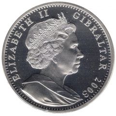 1 Crown - Elizabeth II Athens Olympics - Equestrian, Silver Proof