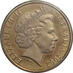 1 Dollar - Elizabeth II 4th Portrait - Year of the Outback - Coloured Proof