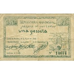 1 Peseta Caldes de Montbui
