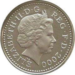 5 Pence - Elizabeth II 4th portrait, Crowned Thistle, Silver Proof