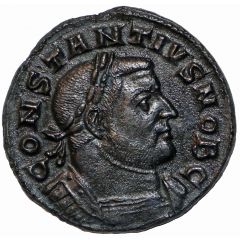 Nummus - Constantius I GENIO POPVLI ROMANI, Treveri