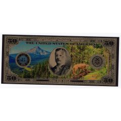Mount Hood National Park 24K-Gold Tribute Note